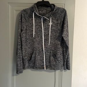 Under armor zip up grey